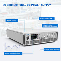 Alimentation électrique bidirectionnelle programmable haute précision 3U pour montage en rack, 0-1500V 25A 12KW, alimentation réglable pour laboratoire