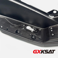 Accessoires pour scooter GXKSAT, repose-pieds noirs, planche de repose-pieds droite, applicable pour B6H-F7488-00 NMAX 2020 2021