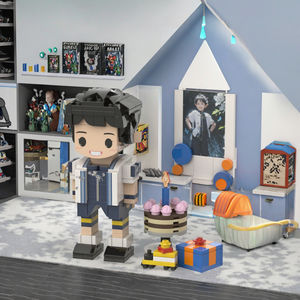 Figuras Personalizables de Bloques de Construcción, Retrato DIY, Muñeco de Mascota, Juguete de Dibujos Animados para Cumpleaños, Modelo de Plástico, Envío Transfronterizo - Product Image 3