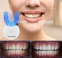 Uso doméstico profesional 5 bombillas Led Light Peroxide 35% HP Gel Private Label Logo Kits de blanqueamiento dental en casa