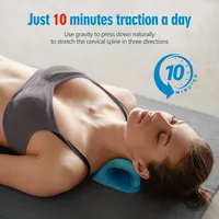 Produits de soin du cou directement de l'usine, correcteur de courbure de la colonne vertébrale, relaxant portable pour le cou et les épaules, oreiller cervical Shiatsu