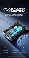8000mah Alimentation de démarrage de voiture d'urgence Booster portable Auto Jumper 1000a Démarreur de voiture avec compresseur d'air