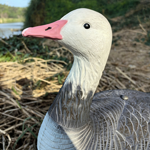 หุ่นจำลองห่านสีน้ำเงินเหมือนจริงแบบกำหนดเอง ติดตั้งบนเสาพลาสติก สำหรับล่อเหยื่อในการล่าสัตว์กลางแจ้ง อุปกรณ์ล่าสัตว์น้ำหนักเบา - Product Image 4
