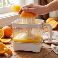 BPA-vrije 900ML draagbare citruspers, elektrische handmatige pers met AC-motor voor thuisgebruik in de keuken