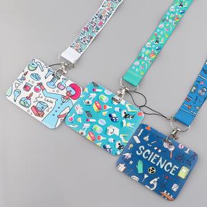 Lanière médicale personnalisée avec logo, sangle de cou pour infirmière et médecin avec porte-badge, accessoires en polyester par sublimation, vente en gros - Product Image 2