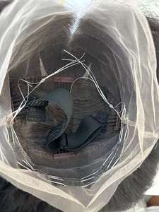 Perruque Frontale en Dentelle Complète 360 Sans Colle avec Cordon de Serrage Invisible, Cheveux Humains Brésiliens Bruts, Ondulés Crépus <span class=keywords><strong>Afro</strong></span> avec Bords Crépus 4C - Product Image 6