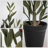 Fabricant de verdure Vente à chaud Plantes artificielles Décoration pour intérieur Mini olivier artificiel