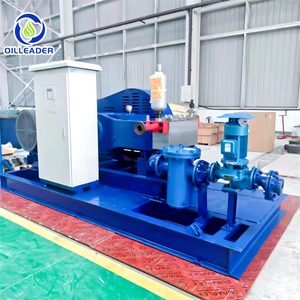 משאבת הזרקת מים אופקית, תלת-פעמית, חד-פעמית, מונעת בדיזל-חשמלי, באיכות גבוהה, מפלדה מסגסוגת גבוהה, דגם 3mc100 - Product Image 1