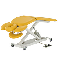 Table d'examen électrique de massage facial ERM Mobile OEM Hi-Lo Table d'examen pour traitement clinique à l'hôpital Table de massage pour physiothérapie