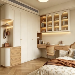 Armoire en mélamine écologique avec un grand espace de rangement, dimensions personnalisées pour les suites résidentielles et hôtelières - Product Image 3