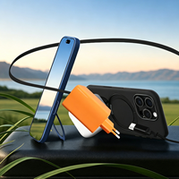 Chargeur rapide 65W avec câble rétractable, prise EU, USB-C PD QC SCP OVP OCP, ignifuge pour montre connectée, téléphone portable, ordinateur portable
