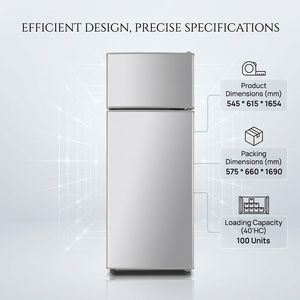 Réfrigérateur-congélateur 268L No Frost avec distributeur d'eau, commande électronique, flux d'air multiple, <span class=keywords><strong>porte</strong></span> réversible et congélateur supérieur - Product Image 3