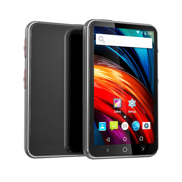 UNIWA MP002 Mini Android MP4 Music Player 4 Inch Touch Screen Metal Frame WiFi 5MP Camera Portable Media Player