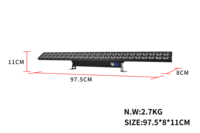 Barre de lumière LED pour DJ, projecteur mural LED, 48 LED RGB 3-en-1, barre de lumière DMX pour boîte de nuit