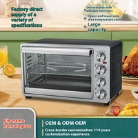 Four électrique professionnel en acier inoxydable 33L avec fonction rôtissoire pour la cuisson domestique – Cadeau idéal pour la maison – Vente en gros fabricant