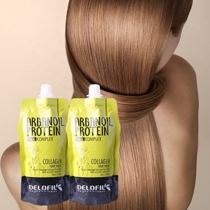Maschera <span class=keywords><strong>per</strong></span> <span class=keywords><strong>Capelli</strong></span> al Collagene con Olio di Argan Biologico del Marocco, Trattamento Nutriente Naturale di Alta Qualità <span class=keywords><strong>per</strong></span> Schiarire i <span class=keywords><strong>Capelli</strong></span> - Product Image 6
