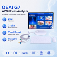 Analyseur de santé QRMA commercial alternatif avec rapports multilingues pour consultation nutritionnelle