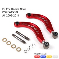 Aluminium Belakang Bawah Kontrol Lengan Camber Kit Kinerja Camber Arm KIT untuk Honda Civic DX/LX/EX/SI FG2 FD 06-11