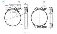 Collier de serrage à dégagement rapide à vis unique pour tuyau de carburant et d'eau automobile et marine, ajustement sécurisé avec personnalisation OEM, finition zinc, acier inoxydable, métrique
