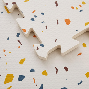 DONGHANG OEM vente en gros de tapis de jeu en EVA à motifs terrazzo, interverrouillable, stratifié, imperméable, isolant thermique pour la décoration de la maison des bébés - Product Image 1