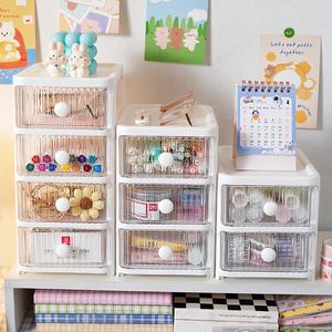 <span class=keywords><strong>Mini</strong></span> tiroirs de rangement de bureau à 3 couches pour bijoux, cosmétiques, organisateur d'armoire en <span class=keywords><strong>plastique</strong></span> pour le salon, la chambre à coucher - Product Image 4