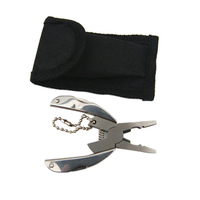 KolarwinCamping outils Portable extérieur Mini outils multifonctions outil de poche porte-clés pince couteau tournevis porte-clés