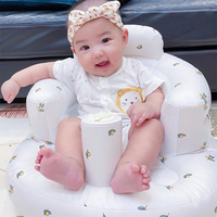 Chaise de bain gonflable multifonctionnelle portable pour bébé et tout-petit, siège de bain au sol pour s'asseoir, vente en gros en Chine