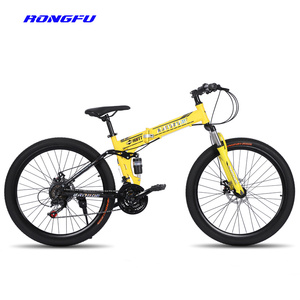 Bicyclette de course légère de 24 et 26 <span class=keywords><strong>pouces</strong></span> vélos de route/VTT pliant bon marché de bonne qualité en alliage facile à plier/à transporter - Product Image 4