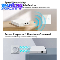 Passerelle SQ Zigbee Matter Thread pour Maison Intelligente, Hub de Contrôle Vocal pour Home Kit et Smart Things, 128 Sous-Appareils