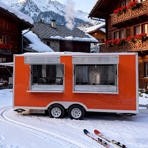 <span class=keywords><strong>Food</strong></span> <span class=keywords><strong>Truck</strong></span> Commercial pour la Vente en Thaïlande avec Roues, Idéal pour Ramen, Hot-Dogs, Pizza, Burgers et Barbecue au Charbon de Bois - Product Image 3