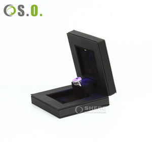 Cajas de Cuero PU, Empaque de Regalo de Lujo para Anillos, Collares, Aretes y Joyería - Product Image 3