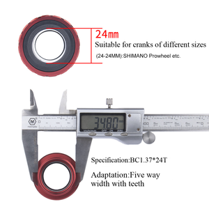 <span class=keywords><strong>Axe</strong></span> de vélo de montagne, pièces de vélo de <span class=keywords><strong>route</strong></span>, <span class=keywords><strong>axe</strong></span> central fileté en alliage d'aluminium à visser, roulement à billes, 110 mm, transfrontalier - Product Image 2