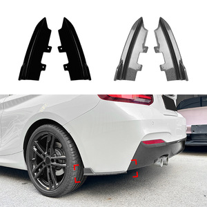 Bmw 2 Series F22 F23 Rear Corner Deflector Carbon Fiber Texture Abs Adhesive Weather Shield Exterior Modification - Product Image 1