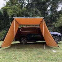 Auvent de voiture imperméable à 270 degrés, tente portable pour le camping en plein air, auvent de plage pour SUV, camionnette, véhicule tout-terrain 4x4