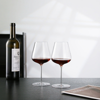 Ensemble de verres à vin rouge Villeroy Boch Rose Garden, 2 pièces, 200 ml, verres en cristal lavables au lave-vaisselle pour la Saint-Valentin
