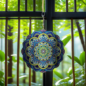 Độc quyền Heavy Duty thép không gỉ không thấm nước treo gió <span class=keywords><strong>Spinner</strong></span> với tuyệt đẹp kim loại tỏa sáng cho home & Garden trang trí nội thất - Product Image 6