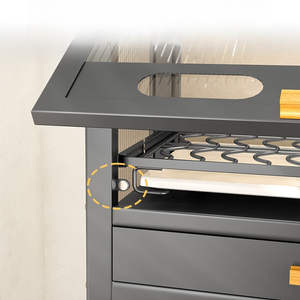 Kitchen Microwave Shelf Countertop Household <strong>Oven</strong> Integrated Dustproof Shelf Dish Drain Rack Knife Rack Storage Rack - Product Image 5