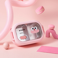 Boîte à lunch isotherme en acier inoxydable, portable, de qualité alimentaire, pour fruits, bureau, étudiants, conteneur de repas, boîte alimentaire anti-fuite