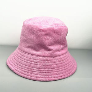 Sombrero de cubo de invierno al aire libre, sombreros de cubo de color sólido para mujer, sombrero de cubo liso informal Unisex con logotipo bordado personalizado al por mayor - Product Image 4