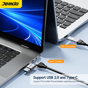 Jemdo <span class=keywords><strong>Carte</strong></span> de capture 2 en 1 en alliage <span class=keywords><strong>d</strong></span>'aluminium 1080P 60Hz HD Recording Screen Mirroring pour <span class=keywords><strong>Switch</strong></span> Steam Deck Laptop - Product Image 2