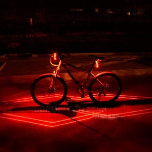 FERTS 1LD + 5LED 2 en 1 Laser arrière de vélo et lumière de vélo avec CE/ ROHS/papa 21 - Product Image 4