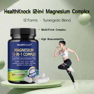 Etiquette personnalisée Complexe de magnésium 12 en 1 Capsules d'élément de magnésium pour la santé musculaire Capsules de magnésium - Product Image 3