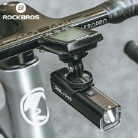 ROCKBROS braket ponsel sepeda, dudukan ponsel digital aluminium dapat diatur tahan air