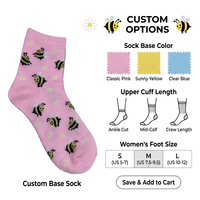 Chaussettes pour femmes en coton peigné de haute qualité avec logo personnalisé, couleurs variées, respirantes, confortables, chaussettes jacquard pour la vie quotidienne