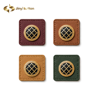 Étiquettes en cuir personnalisées Jinyi avec logo de marque, conçues sur mesure pour chapeaux, chaussures, vêtements, accessoires, OEM ODM, étiquettes en cuir personnalisées pour hijabs