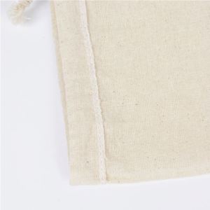 Bolsa de Algodón con Cordón, Bolsa de Muselina Natural de 17x23cm, Bolsa de Almacenamiento Grande, Bolsa para Dulces, Juguetes, Bolsa Protectora contra el Polvo para Artículos del Hogar - Product Image 5