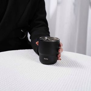 304 Stainless Steel Double-layer Vacuum Coffee Cup 8OZ Portable Outdoor Heat Insulation Car & Handycap Cup - Product Image 3