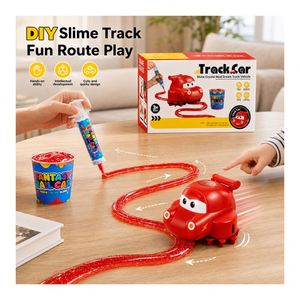 Set de Recreación Interior: Gel Transparente para Crear Pistas de Slime, Coche de Pista de Slime, Desarrollo Cognitivo Infantil, Recorrido Automático por Rutas - Product Image 3