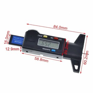 Misuratore Digitale di Profondità del Battistrada per Pneumatici Auto, Strumento di Rilevamento Usura Gomme, Calibro di Misurazione Spessore Disponibile - Product Image 4