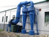 Extracteur de poussière cyclonique en acier au carbone 5HP pour machines environnementales, avec une efficacité de 99,99%